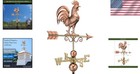 Copper Weathervane Rooster Bird Craftsman Decorative For Roofs And Gardens