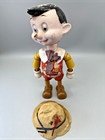Antique 1930s Ideal 11  Disney Pinocchio Wood Composition Doll For Repair   Tlc