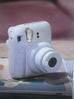 New Nib Fujifilm - Instax Mini 12 Instant Film Camera Clay White   10 Fuji Film