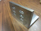 Slotted Angle Plate Webbed End 8x6x5  High Tensil Cast Iron Accurate Ground-new