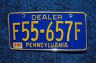 1998 Pennsylvania Dealer License Plate