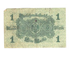 German 1914 1 Mark Bank Note Currency Berlin Germany 112 Year Old Banknote