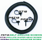  500  Phillips Pan Head Coarse Screws Thread Super Sharp Black Phosphate  8x3 4 