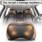 Shoulder Neck And Back Massager Pillow With Heat Deep Kneading Cushion