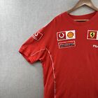 Vintage Fila Ferrari Scuderia F1 Team Shirt Mens 2xl Red Vodafone Racing Adult