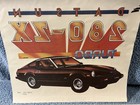  10  Original Vintage Datsun 280 Zx Turbo Car Iron On Transfers Nip  k 