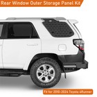 Rear Window Exterior Storage Panel Molle Panel Kit For 2010-2024 Toyota 4runner