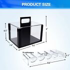 600ct Acrylic Poker Chip Case  Casino Poker Chips Carrier W 6 Chip Rack Trays