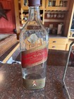 Vintage Johnnie Walker Red Label Scotch Whisky Bottle W  Metal Pouring Cradle