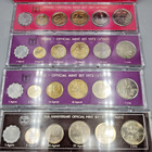          4 Israel Mint Sets 1971 1972  X2  1974 Lot Of 4 Six-coin Mint Set