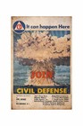 Vintage Civil Defense Sign It Can Happen Here Nuclear Fallout Prepper 8x12