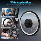 26  Electric Bicycle Conversion Kit Rear Wheel Lcd E-bike Hub Motor 48v 1000w