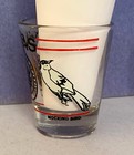 Arkansas State Souvenir Shot Glass W  State Seal  Bird   Flower  2 Oz  Shotglass
