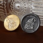Wolf Animal Patterns Seal Wax Stamps And Wooden Hilt  For Cards Envelopes  Gift