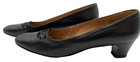 Vtg Manor-bourne For  I magnin Women s Black Heels W  Lace Detail  Size 7aaa
