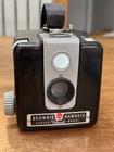 Vintage 1950s Kodak Brownie Hawkeye Flash Model Camera - Untested As Is