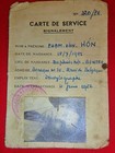 French Military - Id Card - Ben Tre - June 1952 - Indochina   Vietnam War - 036
