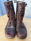Vintage Korean War Combat Jump Boots 1950s Sz  10w