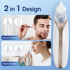 Rechargeable Ear Nasal Aspirator  3 Suction Levels  Home Ear   Nose Cleaning Kit