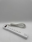 Amazon Basics Surge Protector Power Strip 6-outlet 790 Joules 6ft Cord White