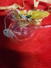 Very Nice Old Hand-blown Glass Bird W ribben Christmas Ornament Great Deal Rare 