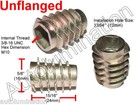E-z Lok 3 8-16 15 25 Mm Die Cast Zinc Hex Threaded Insert Wood Flanged Unflanged