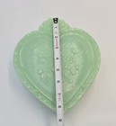 Mosser Jadeite Strawberry Fields Heart Jewelry Box Fenton Mould Vintage Style 