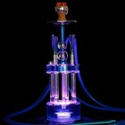 4 Hose Hookah Set   large Party Led Hookahs  Modern Fountain Design Shisha Kit    