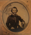 1850s Ambrotype No Daguerreotype Elegant Man Gold Rush  R H Vance San Francisco