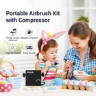 40psi Airbrush Kit With Compressor Stepless Adjustable Air Brush Kit With Ai