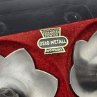 Norwegian Pewter Candle Holder Set 3  Oslo Metall Vintage With Box