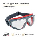 3m Gogglegear - 500 Series Gg501sgaf  Clear  Scotchgard Anti-fog Lens   1 Pair  