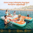 8x5ft Extra Large Inflatable Dog Dock   Boat Ramp For Multiple Large Dogs   6   