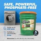 Ultra Fresh 3x Platinum 5 Gal Laundry Detergent  Up To 640 Loads  Original Green