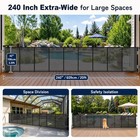 240  Retractable Baby Gates Extra Wide Retractable Fence Outdoor indoor