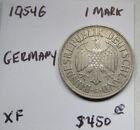 1954-g Germany 1 Mark Xf Coin Ad932