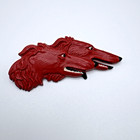 Vintage Art Deco Celluloid Dog Brooch Borzoi Greyhound Hand Painted