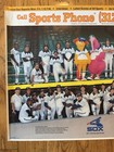 1981 Chicago White Sox Team Poster Sports Phone Carlton Fisk Baines 18x24 Vtg