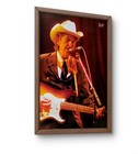 8x10 Framed Vintage Original Print Of  bob Dylan  performing Live On Stage