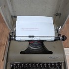 Vtg Olympia Sm3 De Luxe Portable Manual Typewriter W case Read