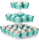 Acrylic Cupcake Stand Clear Cupcake Holder Display Stand Dessert Pastry Tower   