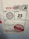 New Big Canvas Santa Christmas Sack Canvas Santa Gift Bag Nwt 17x27 5