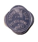Silver Plume  Co Trade Token  Stephens   Rowe Silver Plume Gf 5   In Trade