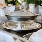 Reed   Barton Gravy Boat With Under Plate 170 Hollowware Rds170 Vtg Mcm