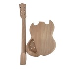 Electric Guitar Kit With Mahogany Body And Neck 22fret 628mm Luthier Diy