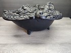 19th Century French Gothic Victorian Cast Iron Coal Hod Scuttle
