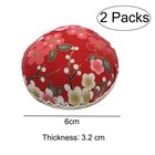 2 Pack Wrist Pin Cushion For Sewing Cotton Pincushion With Wristband   Soft C   