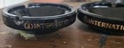Large 4 5  Vintage International Hotel   Casino Las Vegas Table Ashtrays - Pair