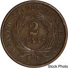 1865 Two Cent Piece - Looks Xf xf  