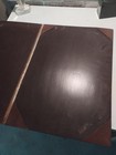Large Vintage Florentine Leather Desk Blotter Made In Italy Gold T Made In Italy